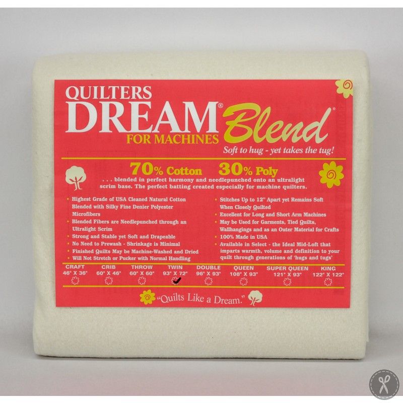 Quilters Dream 70/30 Natural Blend Queen Roll FREE SHIPPING